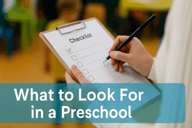 What to Look For in a Preschool