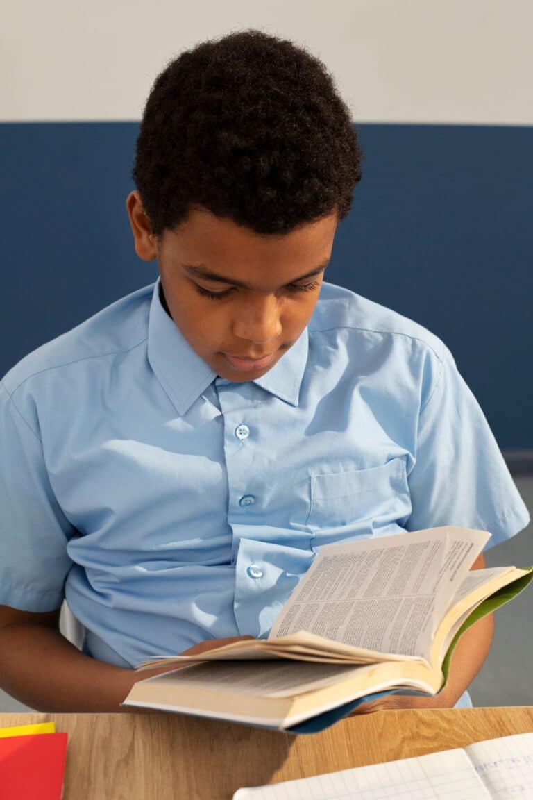 aftercare student reading